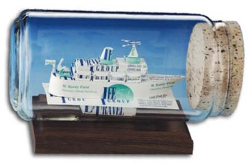 Business Card Sculpture - Cruise Ship