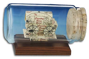 Business Card Sculpture - Covered Wagon