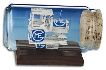Business Card Sculpture - Tractor