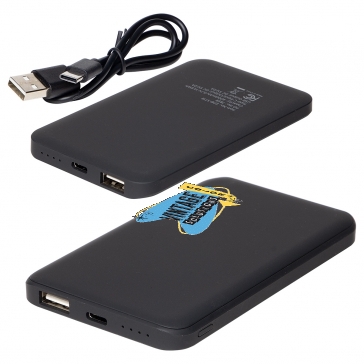 Soft-Touch 4000mAh Hi-Density Polymer Power Bank