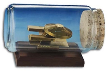 Business Card Sculpture - Space Ship