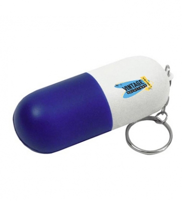 Capsule Stress Reliever Key Chain
