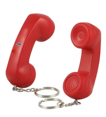 Telephone Receiver Stress Reliever Key Chain