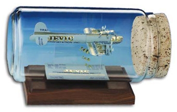 Business Card Sculpture - Bomber