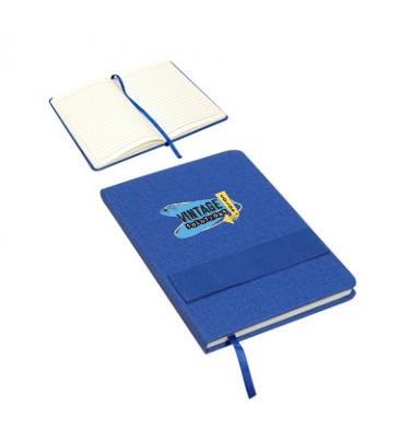 Council Textured Journal with Phone + Pen Holder