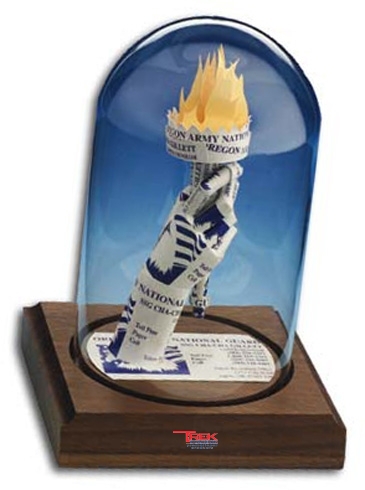 Business Card Sculpture - Liberty Torch