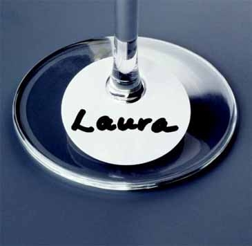 Stemware Plastic ID Tags
