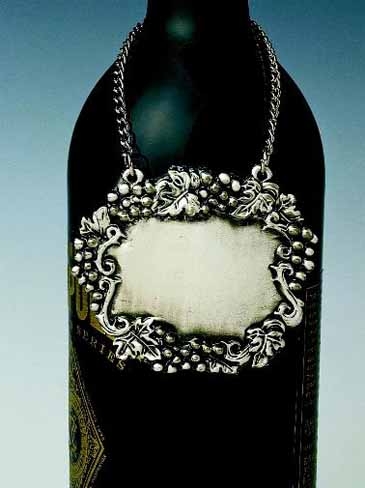 Pewter Bottle or Decanter Placard