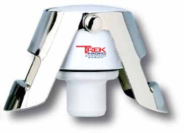 Super-Seal™ Nickel Plated Enameled Body Champagne Stopper