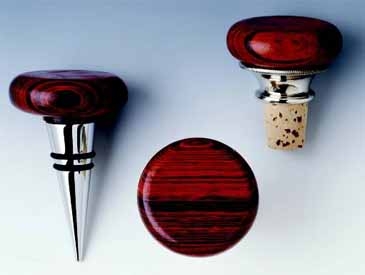 Rosewood Flat-Top Cone Stopper