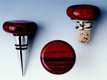 Rosewood Flat-Top Cork Stopper