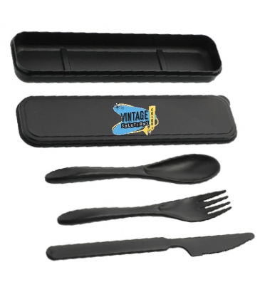 Bamboo Fiber Cutlery Set