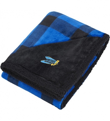 Field & Co.® Buffalo Plaid Sherpa Blanket