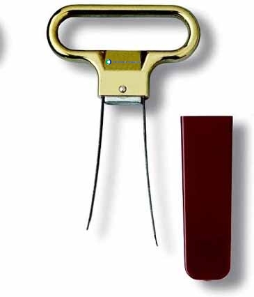 Ahh Super!™ Two Prong Brass Plated Cork Extractor