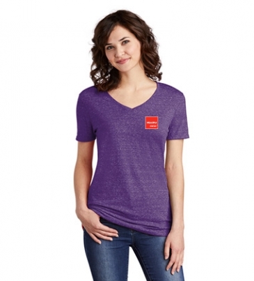 JERZEES ® Ladies Snow Heather Jersey V-Neck T-Shirt