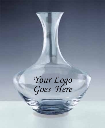 1 Quart 18 Oz. Crystal Burgundy Decanter