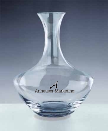 1 Quart 18 Oz. Crystal Burgundy Decanter