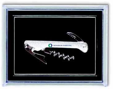 Tire-Bouchon Silver Plated Waiter's Corkscrew Lapel Pin