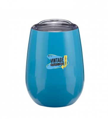 Vino Stainless Steel Stemless Wine Glass