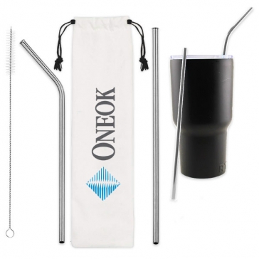 Stainless Drinking Straw Kit