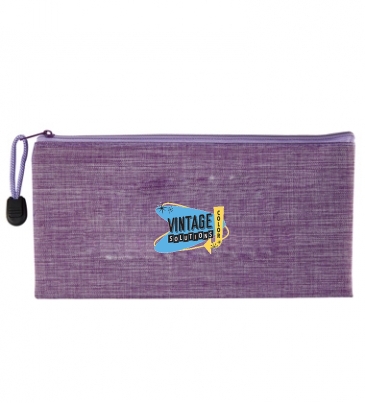 Heathered School Pouch