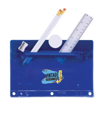 Translucent Deluxe School Kit-Blank Contents