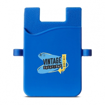 Silicone Smartphone Pocket with Earbud Loops