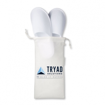 Travel Slippers in Pouch