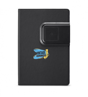 Refillable Journal with Wireless Charging Panel