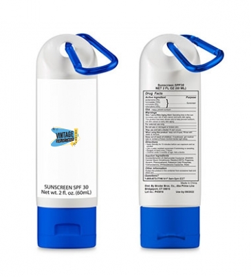 Sunscreen With Carabiner 2oz