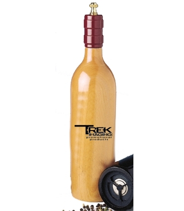 Cellarmaster's™ Wood Bottle Peppermill