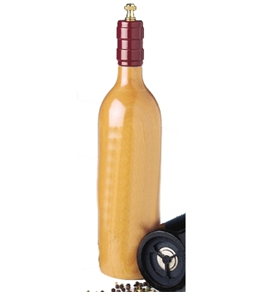 Cellarmaster's™ Wood Bottle Peppermill