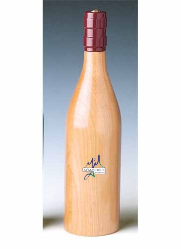 Cellarmaster's™ Wood Bottle Peppermill