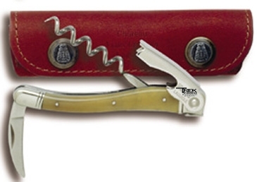 Chateau Laguiole® Waiter's Corkscrew w/Brown Horn Handle