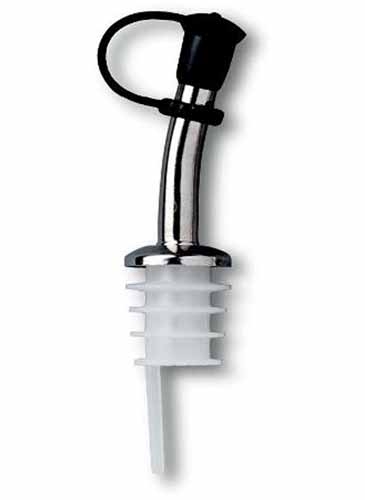 Stainless Steel Bottle Pourer w/Plastic Cork