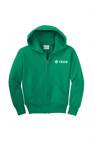 Port & Company® - Youth Core Fleece Full-Zip Hooded Sweatshirt