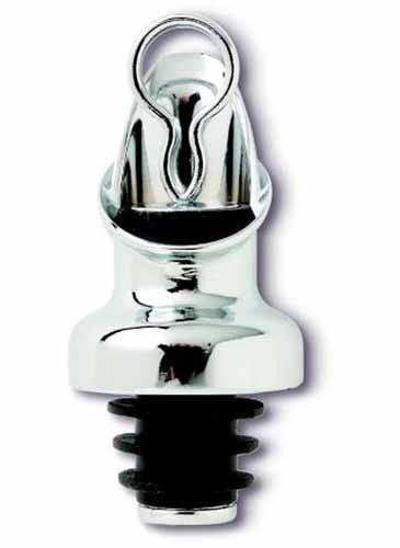 Chrome Plated Bottle Pourer w/Stopper
