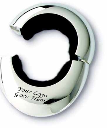 Silver Plated 2 Piece Magnetic Wine Collar