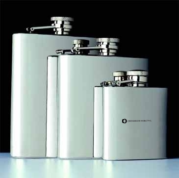 2 1/2 Oz. Captive-Top Pocket Flask