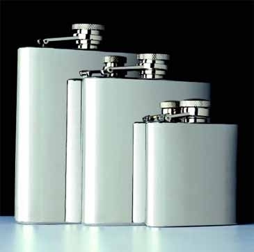 8 Oz. Captive-Top Pocket Flask