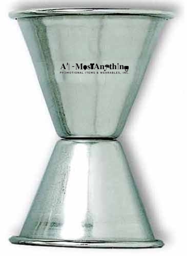 1 - 1 1/4 Oz. Stainless Steel Double Jigger