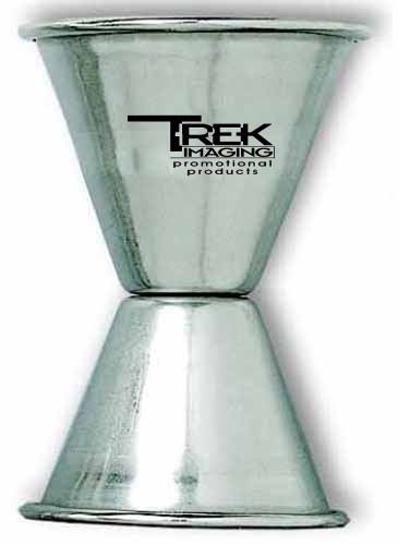 1 - 1 1/4 Oz. Stainless Steel Double Jigger