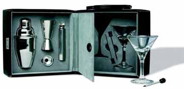 Martini Bar Set w/Case