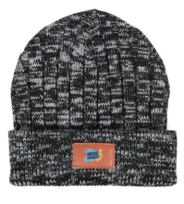 Leeman™ Heathered Knit Cuffed Rib Beanie