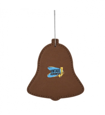 Leatherette Ornament - Bell