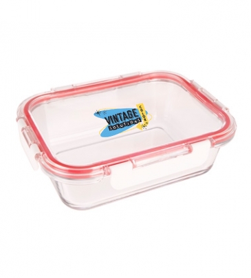 Fresh Prep Square Glass Food Container