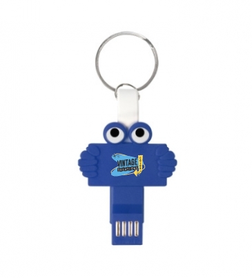 Clipster Buddy 3-in-1 Charging Cable Key Ring