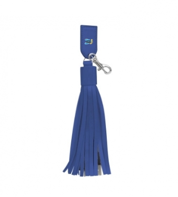 2-in-1 Charging Cables On Tassel Key Ring