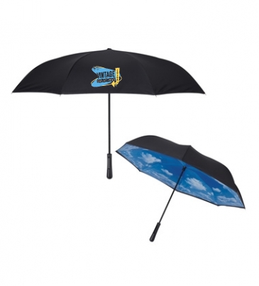 48" Arc Blue Skies Inversion Umbrella