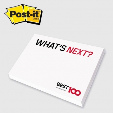 Post-it® Custom Printed Notes Full Color — 3" X 4"